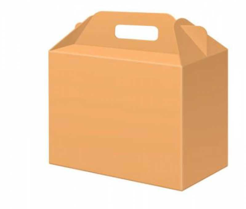 Caixa de Papel para Salgados Carrancas; - Caixa de Papelão para Salgados