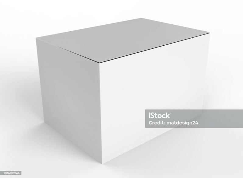 Caixa de Papelão Branca Personalizada Valores Bueno Brandão; - Caixa Papelão Branca Grande