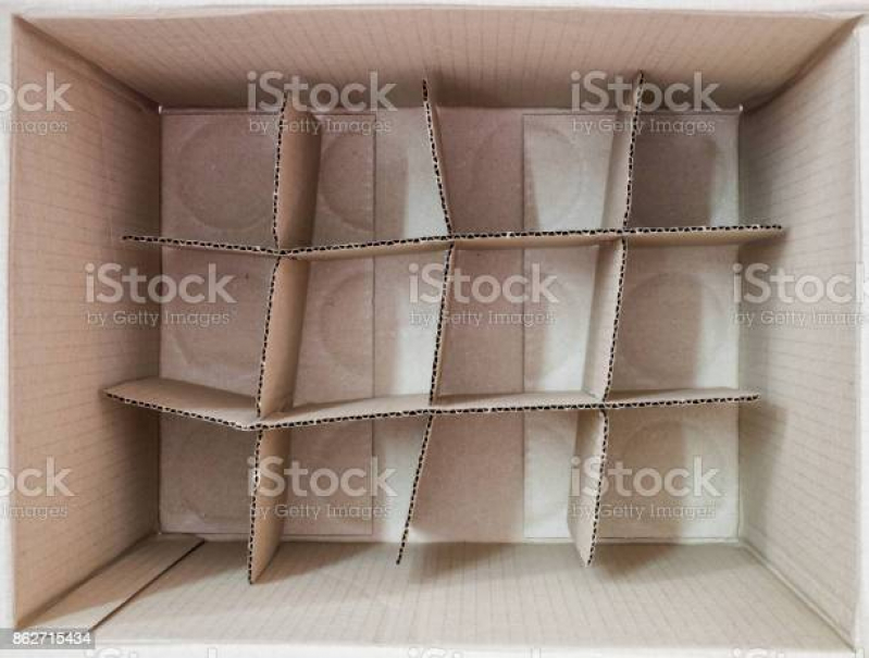 Fabricante de Caixa com Divisória de Papelão Três Corações; - Caixa de Papelão com Divisória para Pacotinhos