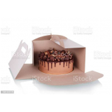caixa de bolo de papelão preços Piracicaba