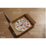 caixa de pizza 35 cm personalizada valor Vila Cassaro