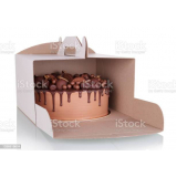 fabricante de caixa de papelão para bolo personalizada Itupeva